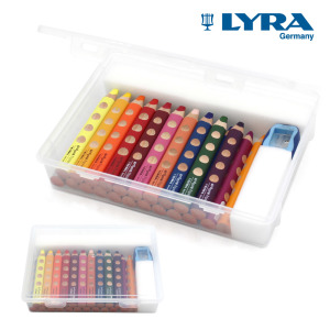 【德國LYRA】GROOVE(3合1)胖胖三角洞洞蠟筆(22色)(送收納盒+專用筆削) 【德國LYRA】GROOVE(3合1)胖胖三角洞洞蠟筆(22色)(送收納盒+專用筆削)