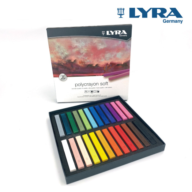【德國LYRA】藝術家軟質粉彩條24色 【德國LYRA】藝術家軟質粉彩條24色