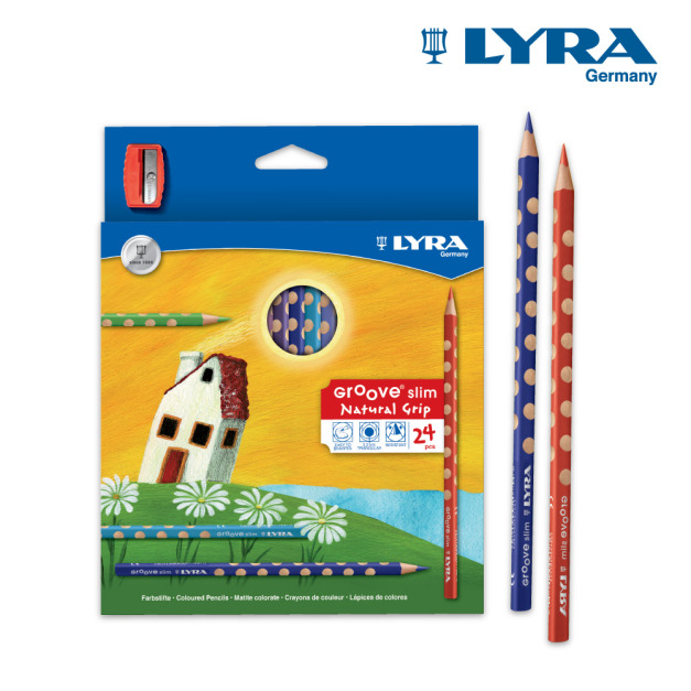 【德國LYRA】GROOVE三角洞洞色鉛筆(細)(24色) 【德國LYRA】GROOVE三角洞洞色鉛筆(細)(24色)