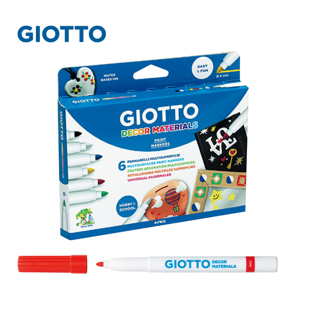 【義大利 GIOTTO】裝飾筆(6色)