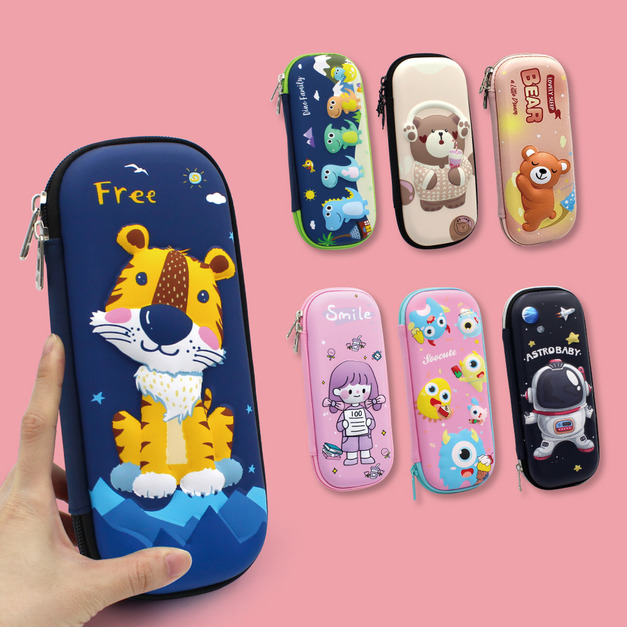 【童趣嚴選】3D大容量PU立體鉛筆盒(防水款)