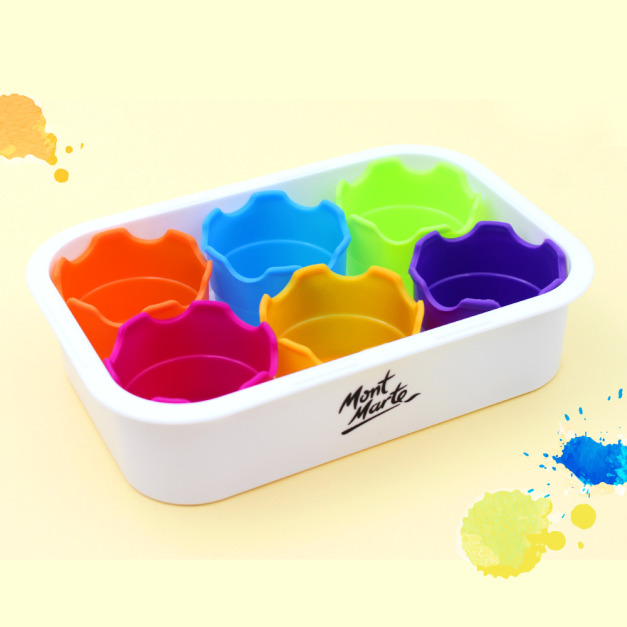 *2025魚寶魚媽【童趣嚴選】兒童彩虹顏料杯組(7件) *2025魚寶魚媽【童趣嚴選】兒童彩虹顏料杯組(7件)