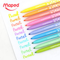 ★福利品【法國Maped】櫻花水性軟刷頭彩色筆10色(盒損)_3 ★福利品【法國Maped】櫻花水性軟刷頭彩色筆10色(盒損)_3