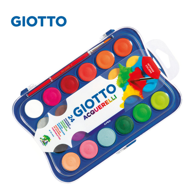 2026QQmei【義大利 GIOTTO】水彩粉餅24色 2026QQmei【義大利 GIOTTO】水彩粉餅24色