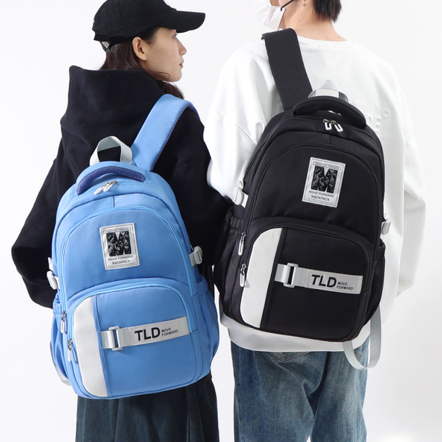 【童趣嚴選】韓版學生簡約時尚書包