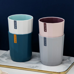 【童趣嚴選】菱形雙色杯400ml 【童趣嚴選】菱形雙色杯400ml