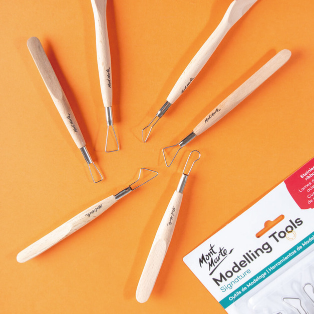 【童趣嚴選】MontMarte蒙馬特-不鏽鋼陶藝刮刀6入組