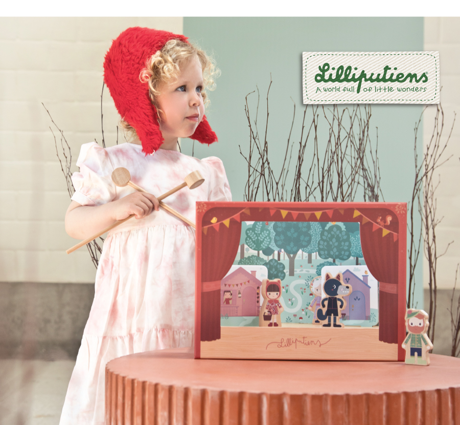 比利時lilliputiens,磁力劇場-小紅帽
