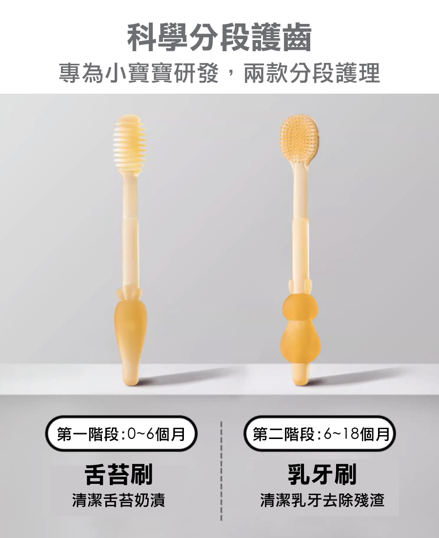 寶寶矽膠乳牙清潔組