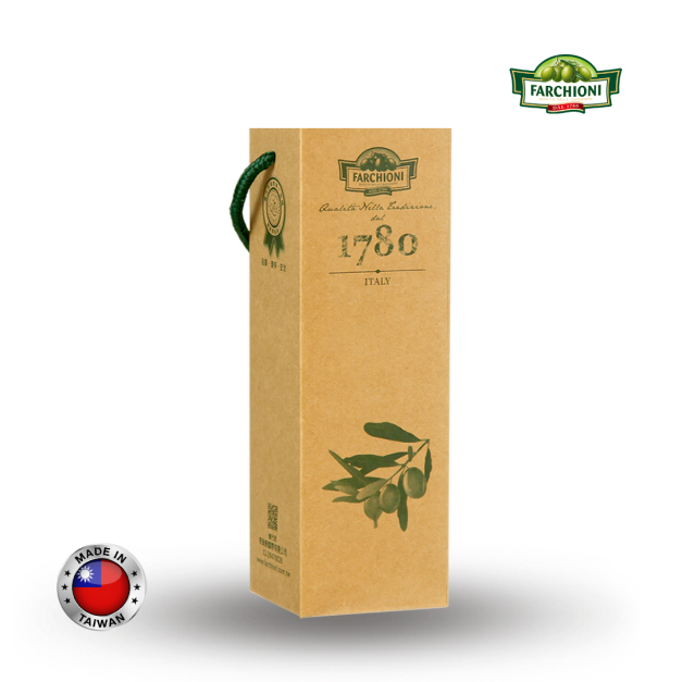 法奇歐尼橄欖油品牌牛皮紙單色提繩盒,1瓶用,有分大小,下單請備註(油品可任挑,可幫裝,DIY亦可) 法奇歐尼橄欖油品牌牛皮紙單色提繩盒,1瓶用,有分大小,下單請備註(油品可任挑,可幫裝,DIY亦可)