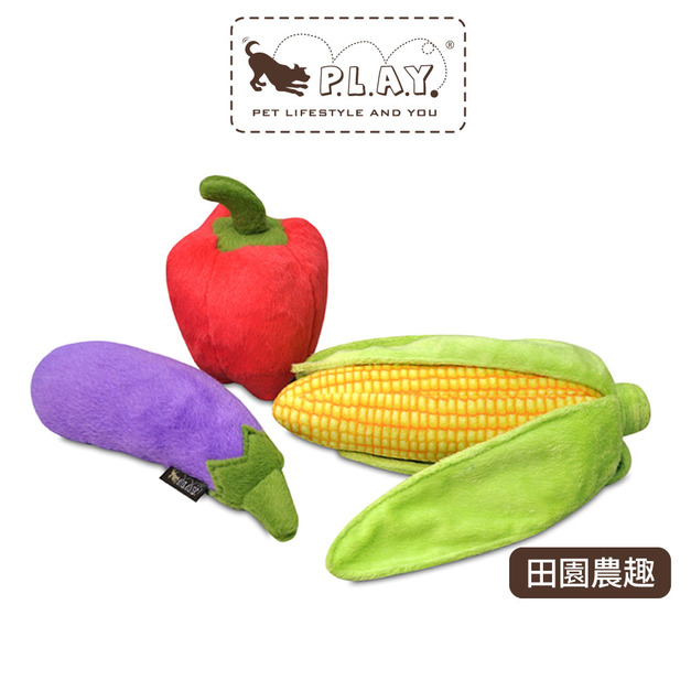 【P.L.A.Y.田園農趣Farm Fresh】3件組 寵物陪伴、抗憂鬱玩具