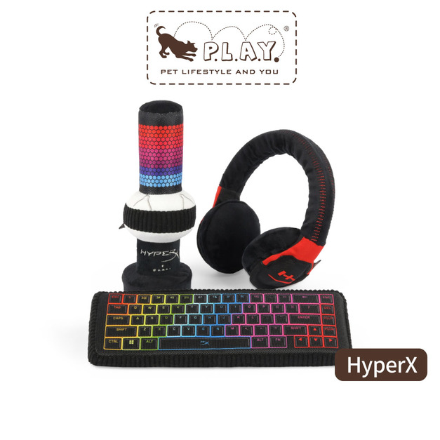 【P.L.A.Y.x  HyperX】3件組 寵物陪伴、抗憂鬱玩具