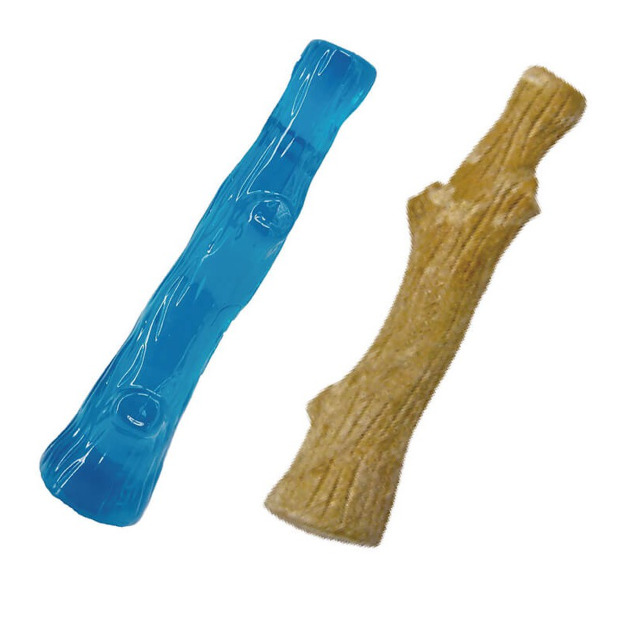 【耐咬史迪克 2 件組】狗狗潔牙玩具 S 號(幼及小型犬 3–11 kg 適用) 【耐咬史迪克 2 件組】狗狗潔牙玩具 S 號(幼及小型犬 3–11 kg 適用)