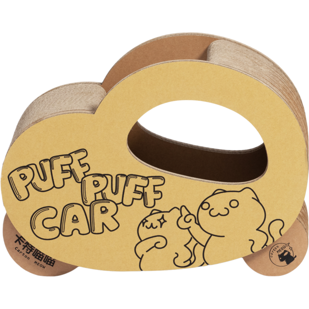 【福利品】噗噗車(雙喵) 貓抓板