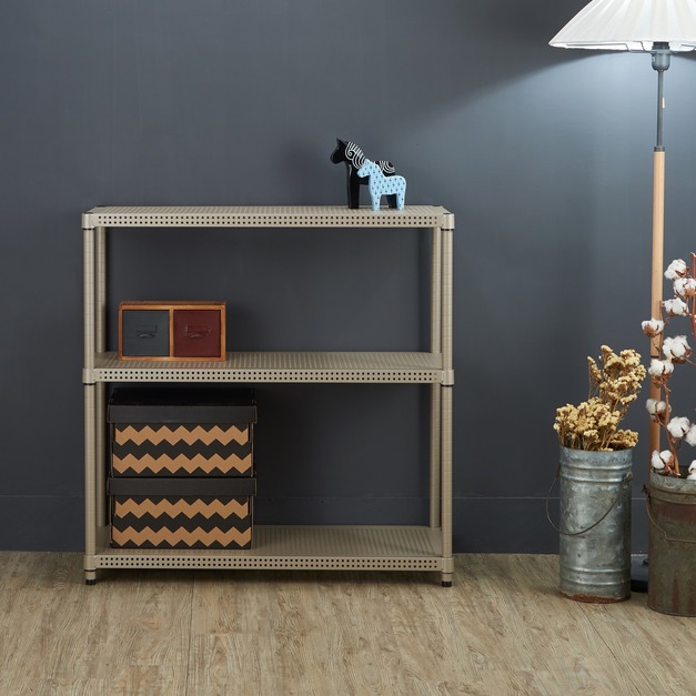 36深*91寬*90高-三層香檳色(超穩一型)