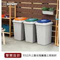 《真心良品》KEYWAY草津分類26L附蓋垃圾桶-1入_4 《真心良品》KEYWAY草津分類26L附蓋垃圾桶-1入_4