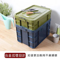《真心良品》KEYWAY工業風強固型掀蓋式整理箱21L-1入組(分色)_4 《真心良品》KEYWAY工業風強固型掀蓋式整理箱21L-1入組(分色)_4