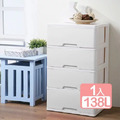 《真心良品》雅典娜大容量四抽收納櫃(138L) 《真心良品》雅典娜大容量四抽收納櫃(138L)