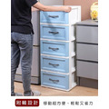 《真心良品》貝爾5層收納櫃(附輪) 100L-1入組(分色)_6 《真心良品》貝爾5層收納櫃(附輪) 100L-1入組(分色)_6