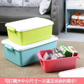 《真心良品》棉花糖附蓋收納整理箱17L(6入)-三色混出_2 《真心良品》棉花糖附蓋收納整理箱17L(6入)-三色混出_2