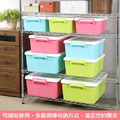 《真心良品》棉花糖附蓋收納整理箱17L(6入)-三色混出_9 《真心良品》棉花糖附蓋收納整理箱17L(6入)-三色混出_9