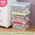 《真心良品》四面環扣密封整理箱(12.5L)-6入 (顏色隨機)_2 《真心良品》四面環扣密封整理箱(12.5L)-6入 (顏色隨機)_2