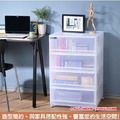 《真心良品》卡爾登加寬型4抽收納櫃128L(附輪)_4 《真心良品》卡爾登加寬型4抽收納櫃128L(附輪)_4