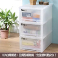 《真心良品》簡約白宮抽屜式整理箱(30L)3入_7 《真心良品》簡約白宮抽屜式整理箱(30L)3入_7