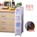 《真心良品》卡爾登4層抽屜式隙縫櫃36L(附輪)_6 《真心良品》卡爾登4層抽屜式隙縫櫃36L(附輪)_6