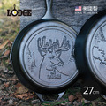 【美國LODGE】野生動物系列 美國製鑄鐵露營煎鍋(麋鹿)-27cm_1 【美國LODGE】野生動物系列 美國製鑄鐵露營煎鍋(麋鹿)-27cm_1