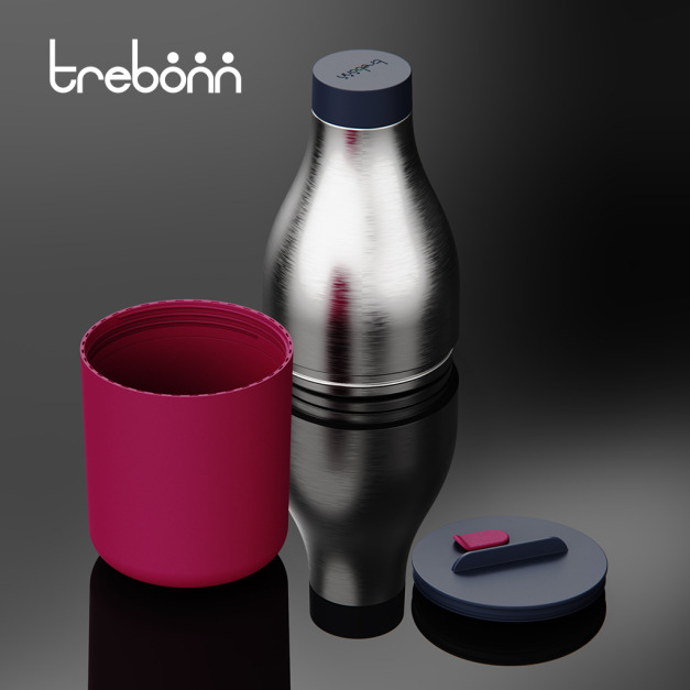 【義大利trebonn】Food&Hydrate 2 二合一隨行雙層食物保溫瓶 【義大利trebonn】Food&Hydrate 2 二合一隨行雙層食物保溫瓶