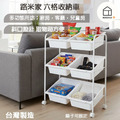 【Roomix】6格 斜口收納推車 三層/二排 零食收納 玩具收納盒 廚房置物架 移動式小推車 儲物架 玩具櫃 滑輪收納籃_4 【Roomix】6格 斜口收納推車 三層/二排 零食收納 玩具收納盒 廚房置物架 移動式小推車 儲物架 玩具櫃 滑輪收納籃_4