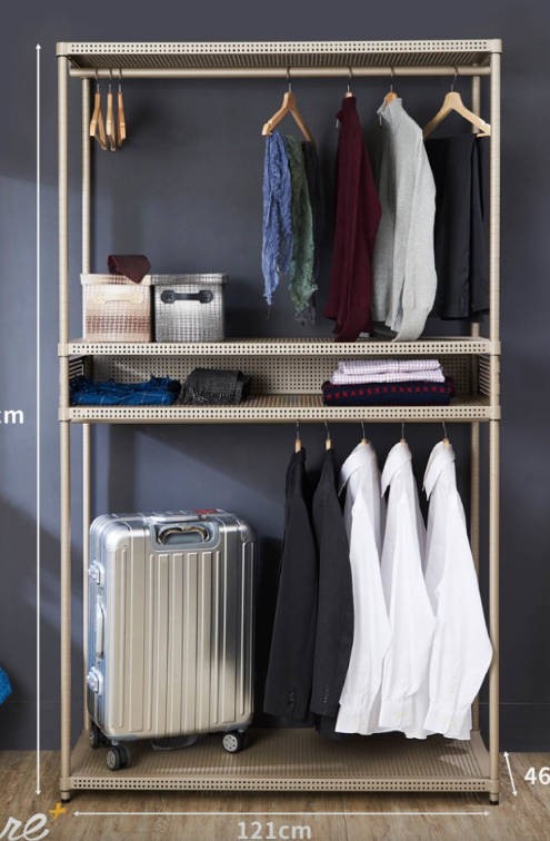 多層挑高吊衣架示意圖