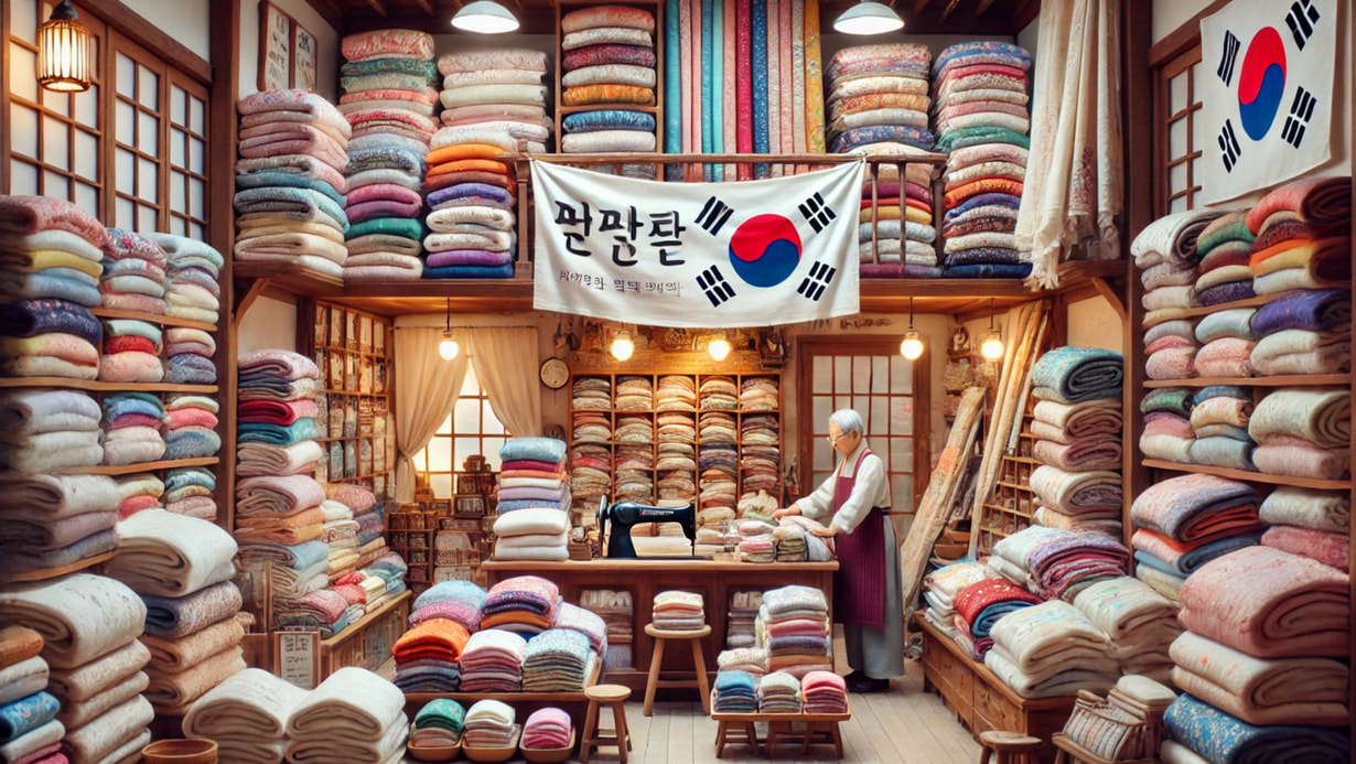 韓國棉被居家情境照