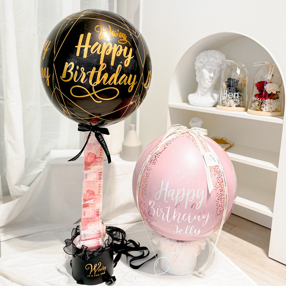 【全新上市】生日款質感星球飛天鈔票熱氣球 【全新上市】生日款質感星球飛天鈔票熱氣球