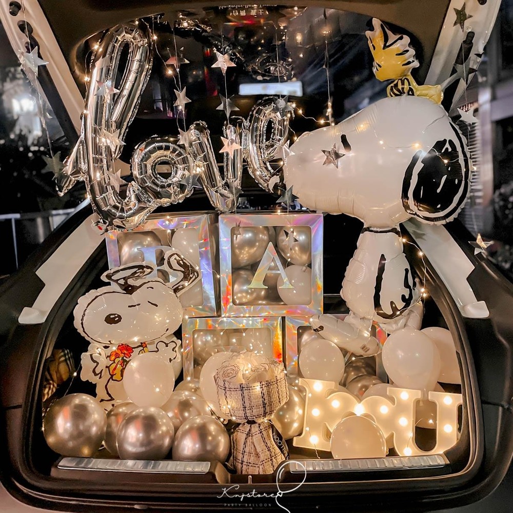 【新品限量】超可愛史努比車廂告白佈置 【新品限量】超可愛史努比車廂告白佈置