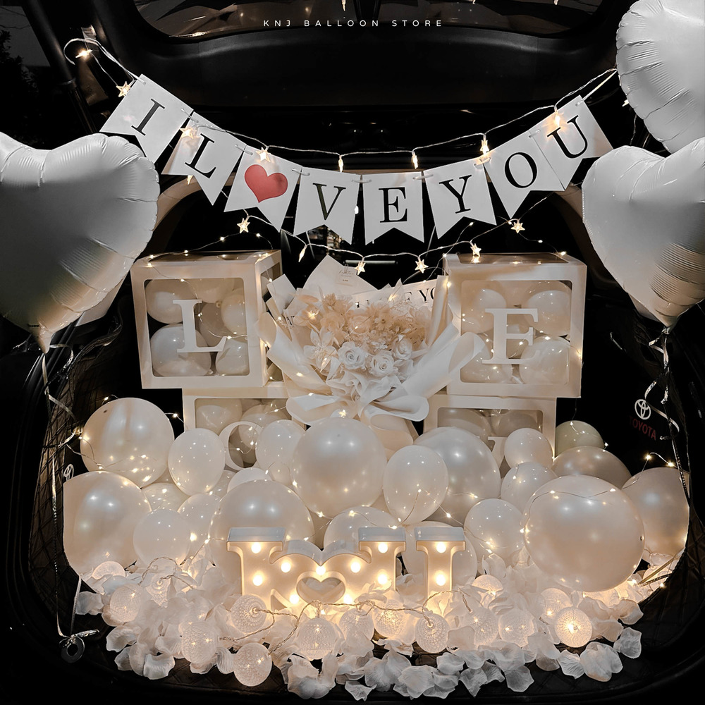 【告白首選】純白高級告白後車廂套餐 【告白首選】純白高級告白後車廂套餐