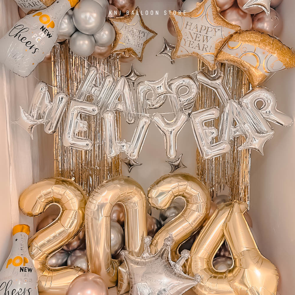 【新年限定】美式鉑金跨年氣球套餐 【新年限定】美式鉑金跨年氣球套餐