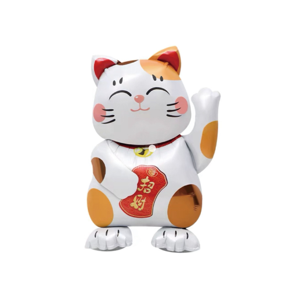 新年招財貓鋁箔氣球 新年招財貓鋁箔氣球