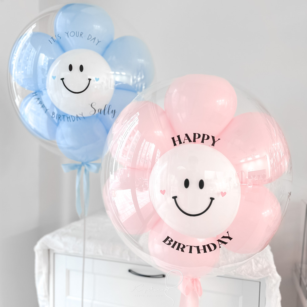 【生日新品】微笑小雛菊生日波波球 【生日新品】微笑小雛菊生日波波球