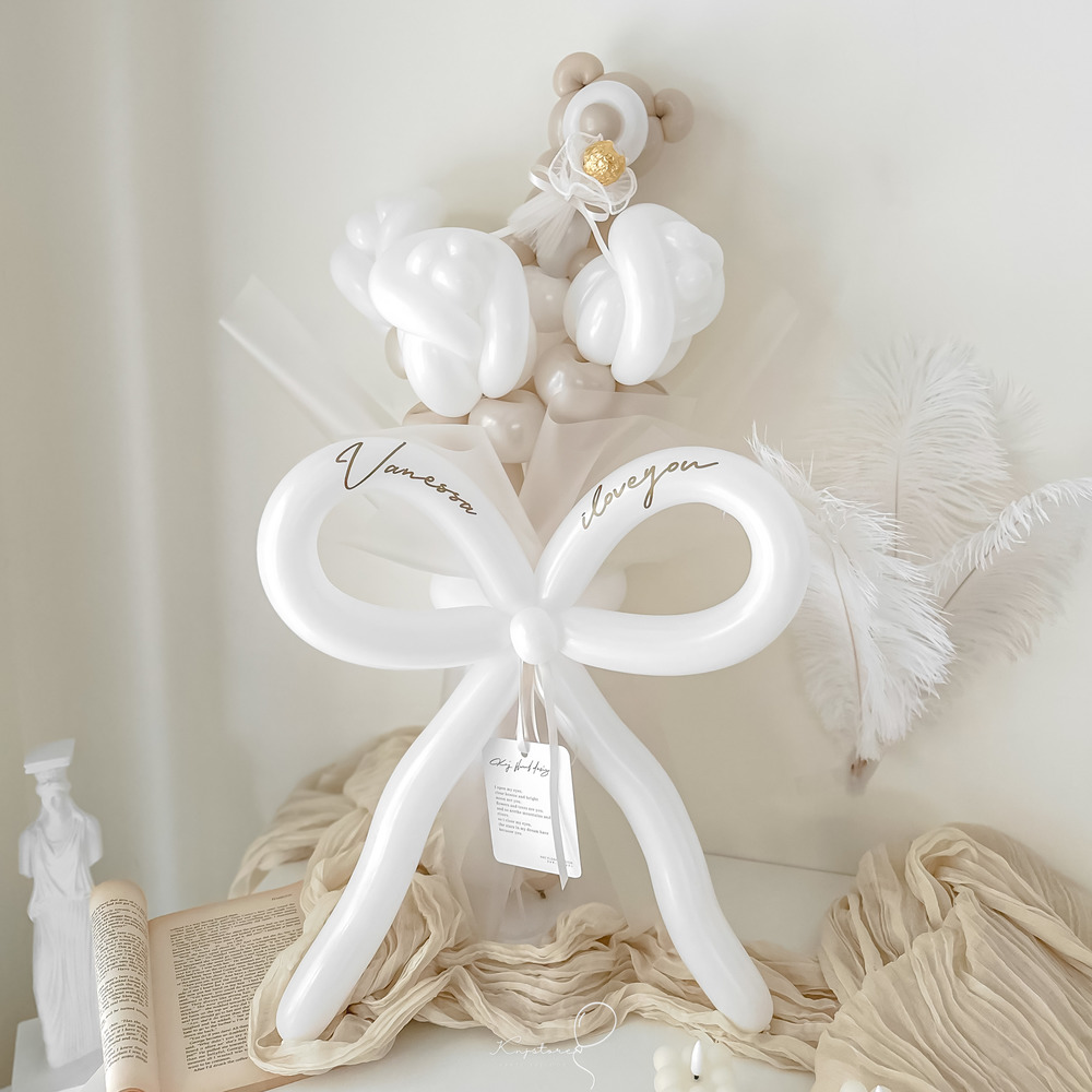 情人金莎氣球花.玫瑰熊熊花束 情人金莎氣球花.玫瑰熊熊花束