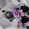 黑紫色・永生玫瑰花束_3 黑紫色・永生玫瑰花束_3
