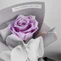黑紫色・單朵永生玫瑰花束_2 黑紫色・單朵永生玫瑰花束_2