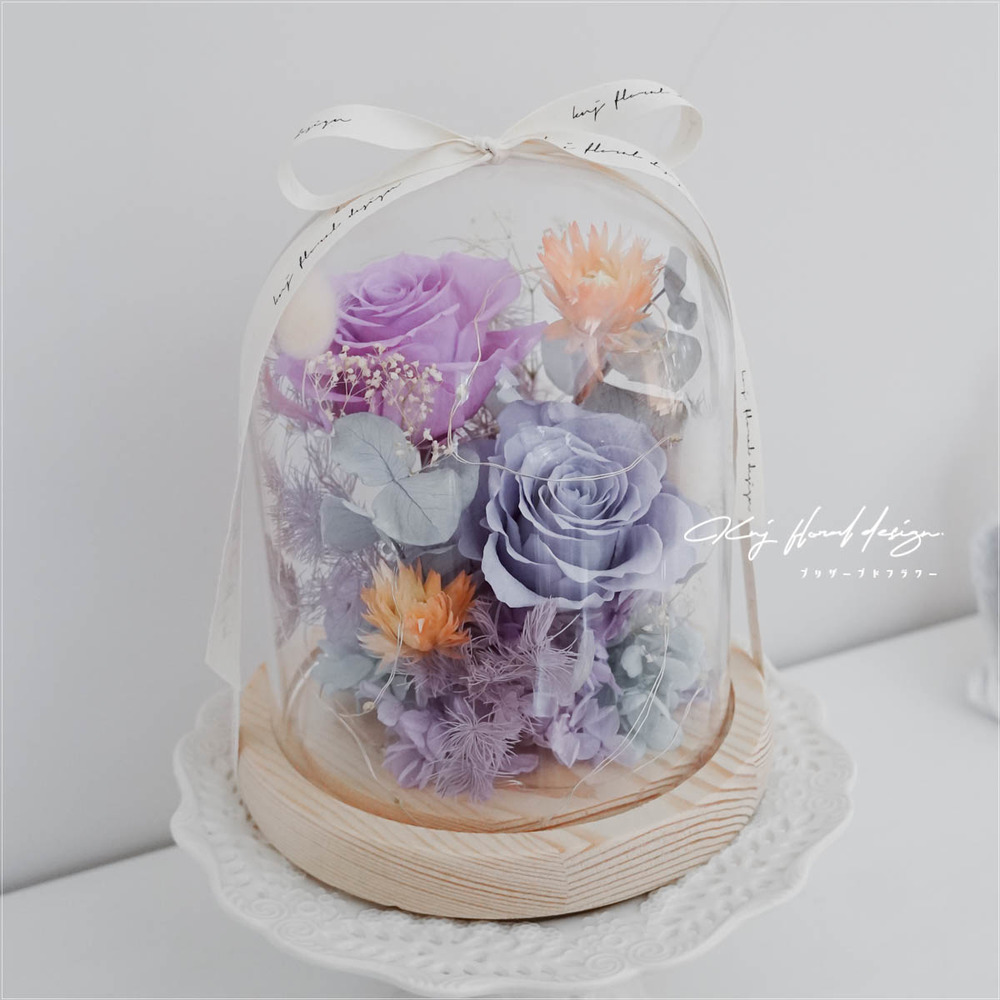 莫內花園永生花玻璃燈盅 莫內花園永生花玻璃燈盅