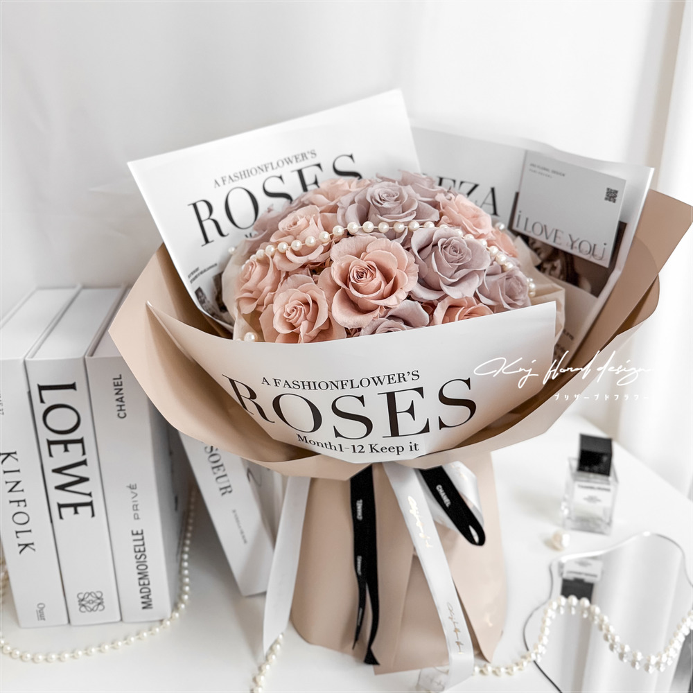 以愛之名永生玫瑰花束 - 牽掛 以愛之名永生玫瑰花束 - 牽掛