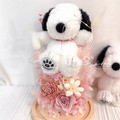 SNOOPY 史努比 永生花玻璃燈盅_2 SNOOPY 史努比 永生花玻璃燈盅_2
