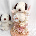 SNOOPY 史努比 永生花玻璃燈盅_3 SNOOPY 史努比 永生花玻璃燈盅_3