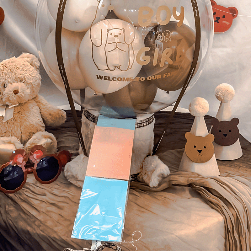 【手抽專屬】奶茶熊熊手抽性別揭曉波波球 【手抽專屬】奶茶熊熊手抽性別揭曉波波球