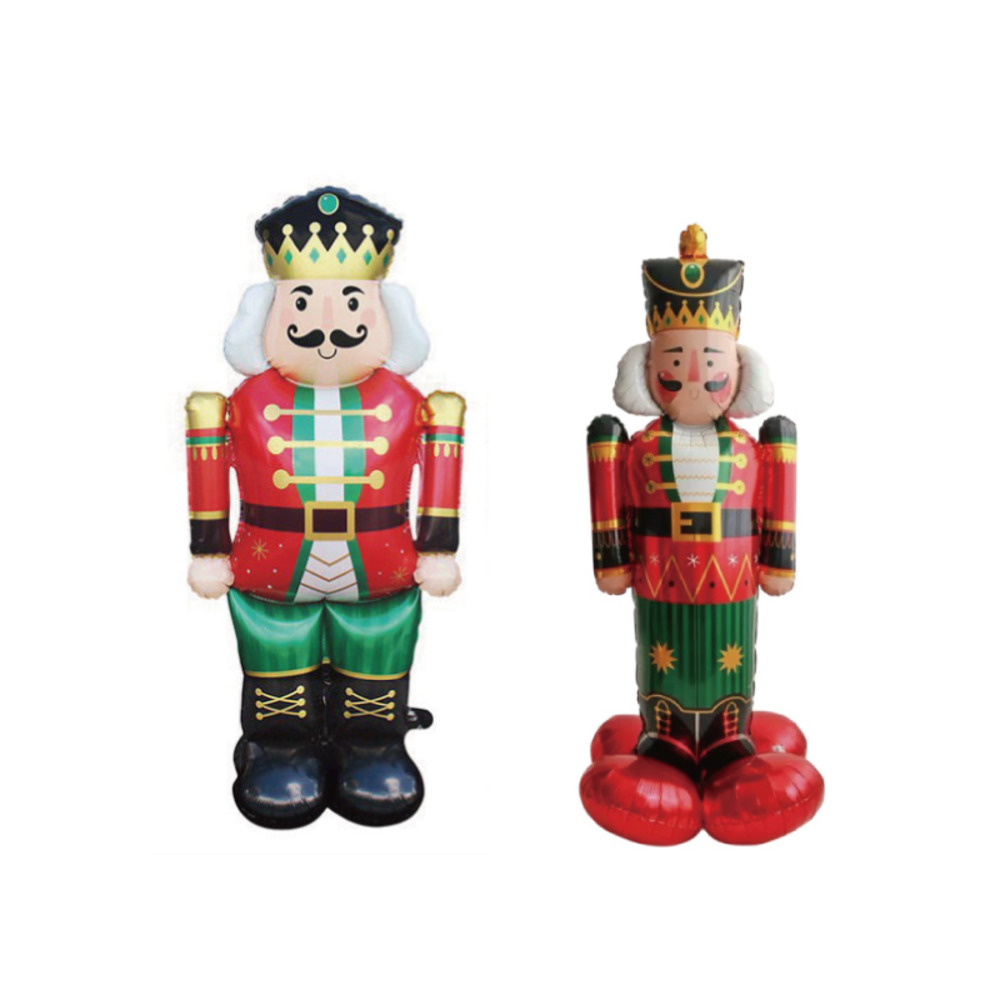 聖誕胡桃鉗氣球 (黑底/紅底) 聖誕胡桃鉗氣球 (黑底/紅底)