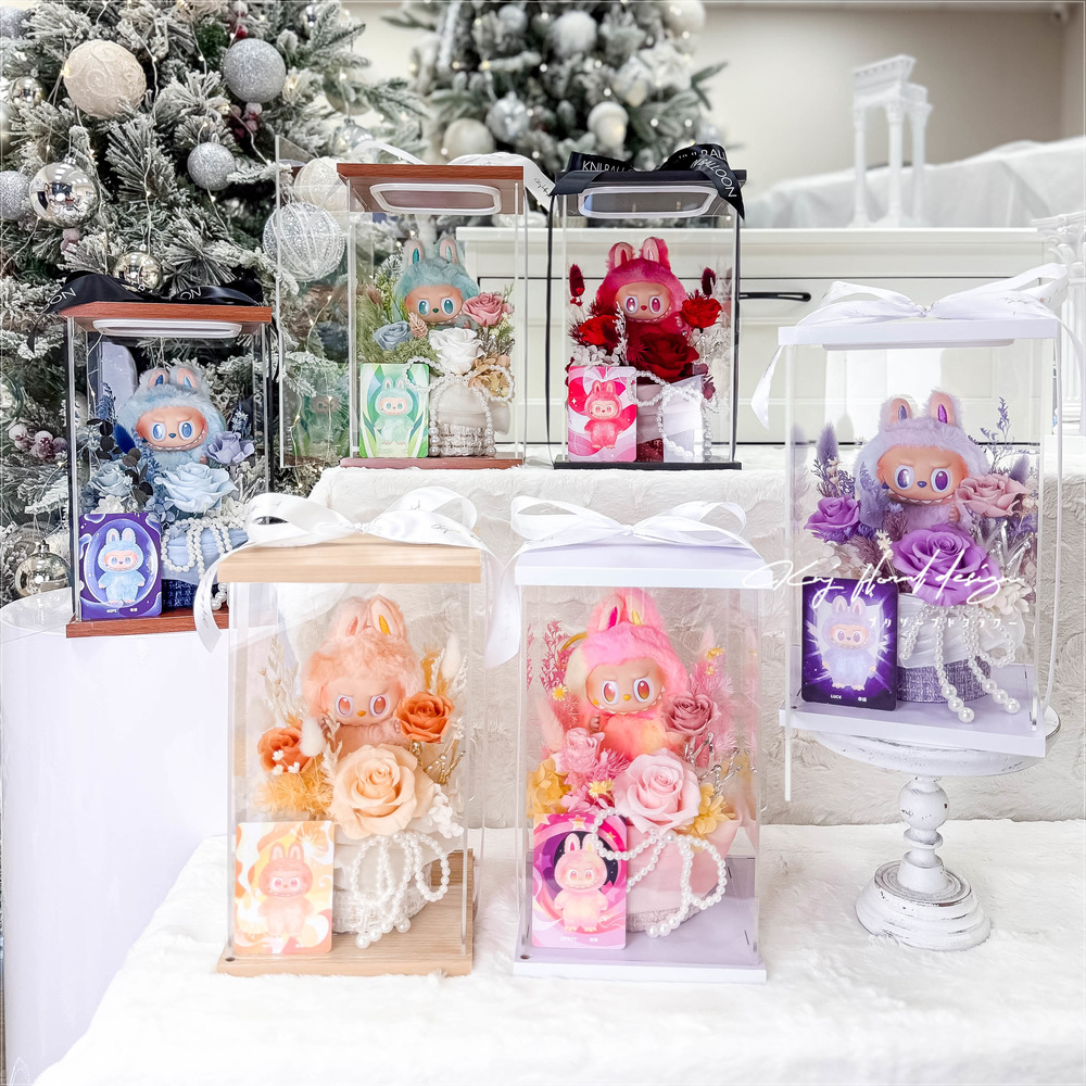 LABUBU 前方高能系列 永生花燈罩 LABUBU 前方高能系列 永生花燈罩